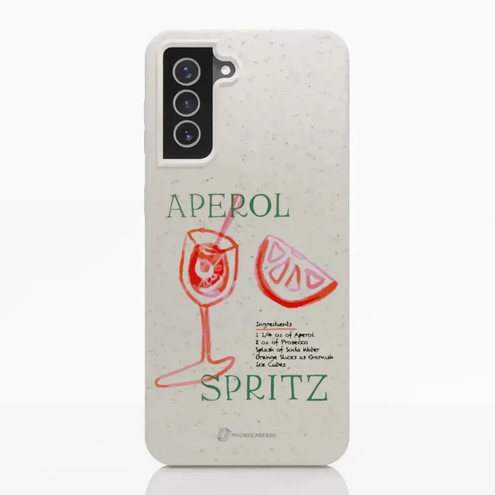 PC3D Compostable Phone Case Design Aperol - Image 25