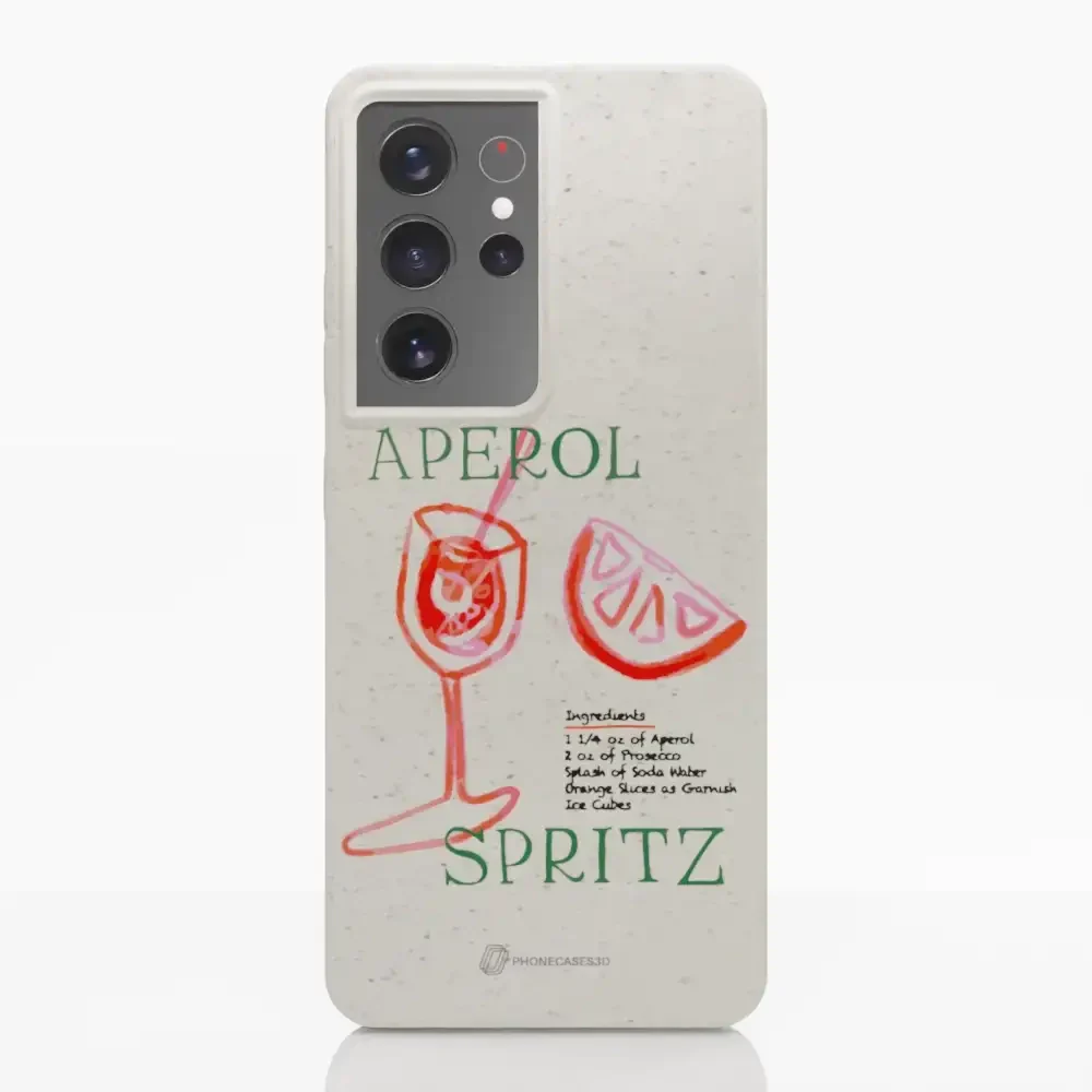 PC3D Compostable Phone Case Design Aperol - Image 26
