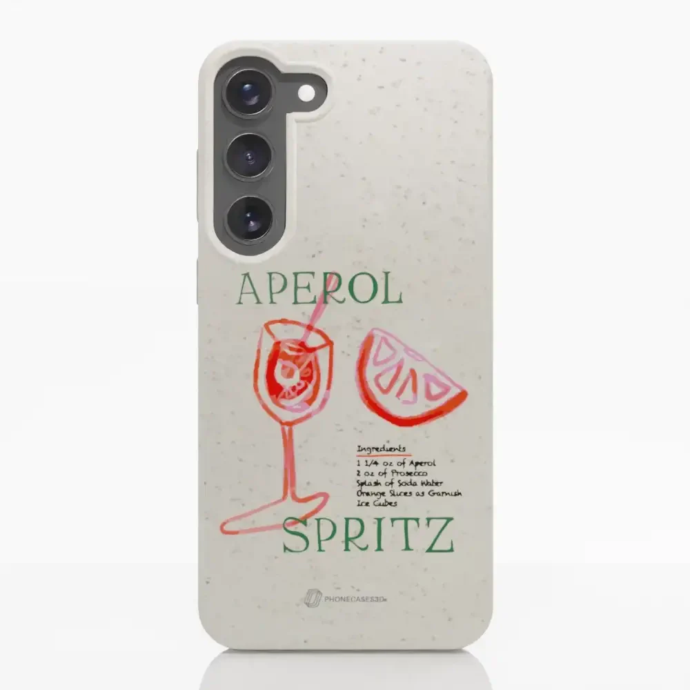 PC3D Compostable Phone Case Design Aperol - Image 30