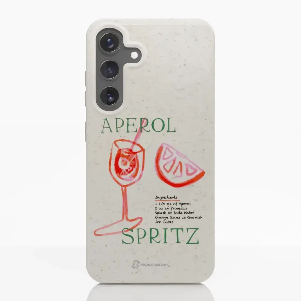 PC3D Compostable Phone Case Design Aperol - Image 34