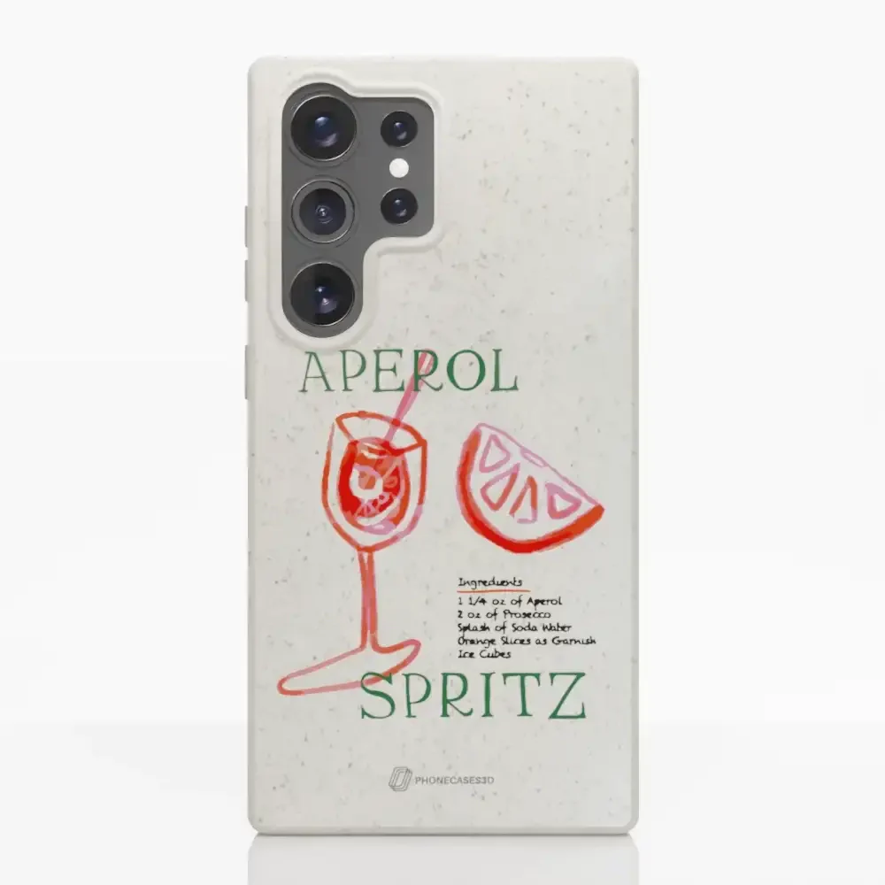 PC3D Compostable Phone Case Design Aperol - Image 35