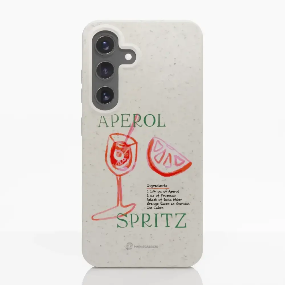 PC3D Compostable Phone Case Design Aperol - Image 36