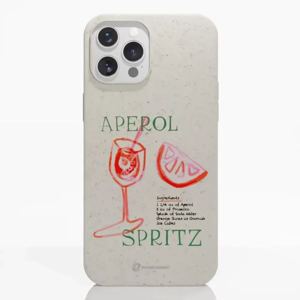 PC3D Compostable Phone Case Design Aperol - Image 6