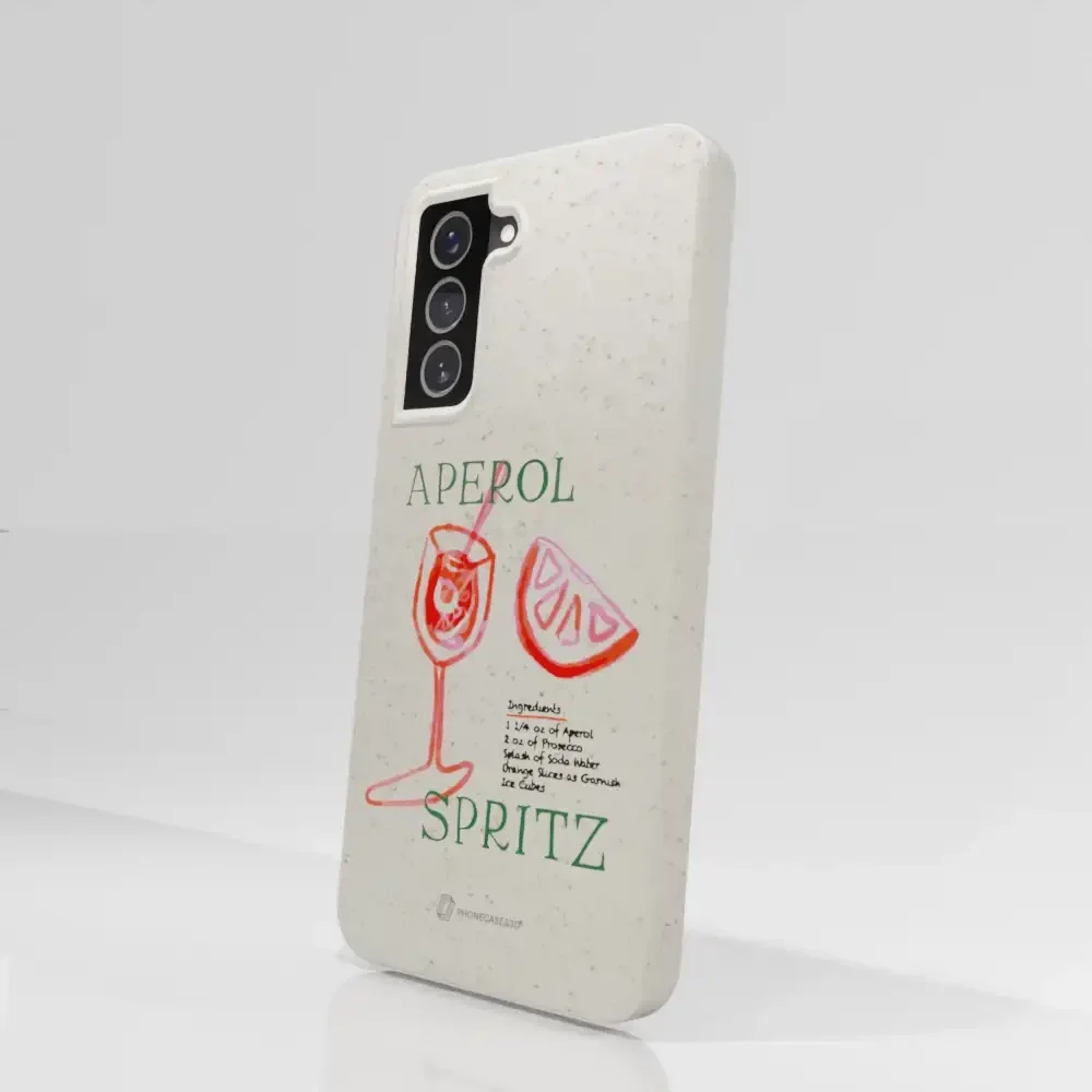 PC3D Compostable Phone Case Design Aperol - Image 67