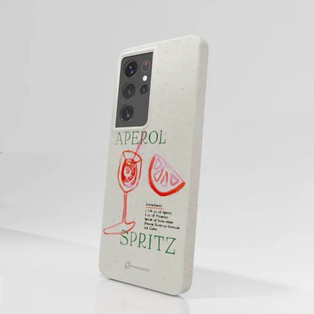 PC3D Compostable Phone Case Design Aperol - Image 69