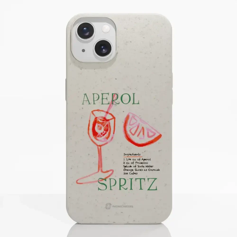 PC3D Compostable Phone Case Design Aperol - Image 7