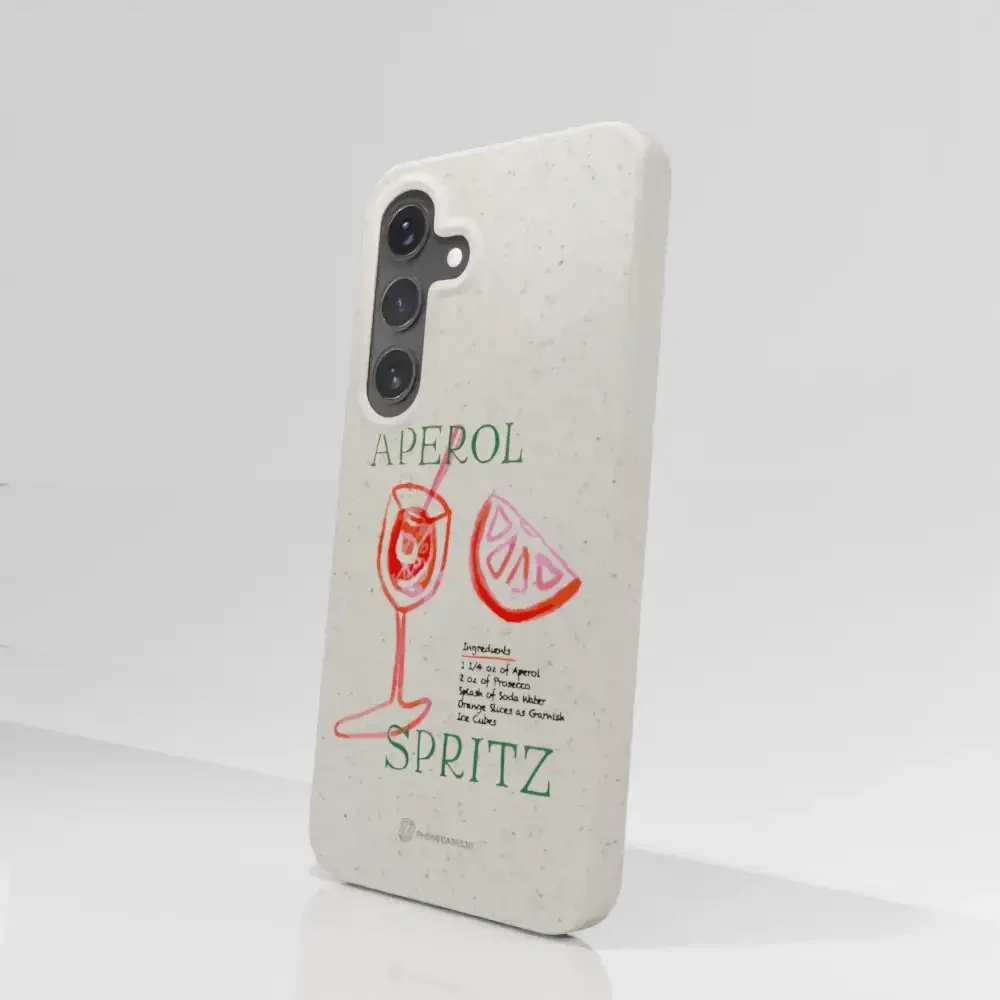 PC3D Compostable Phone Case Design Aperol - Image 79