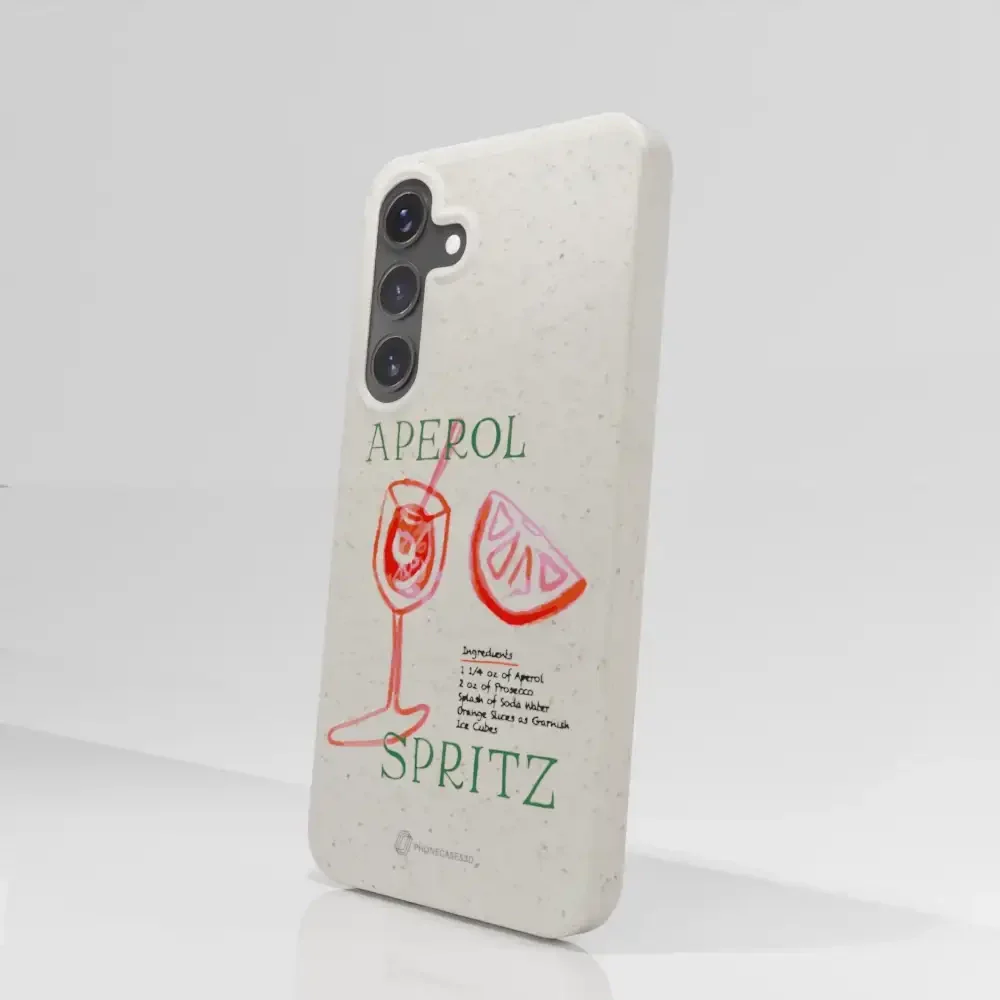 PC3D Compostable Phone Case Design Aperol - Image 80