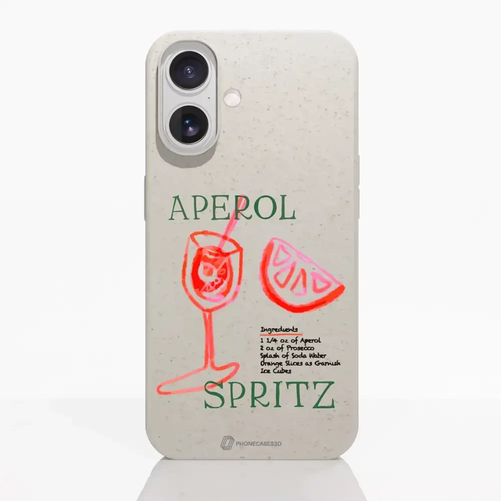 PC3D Compostable Phone Case Design Aperol - Image 82
