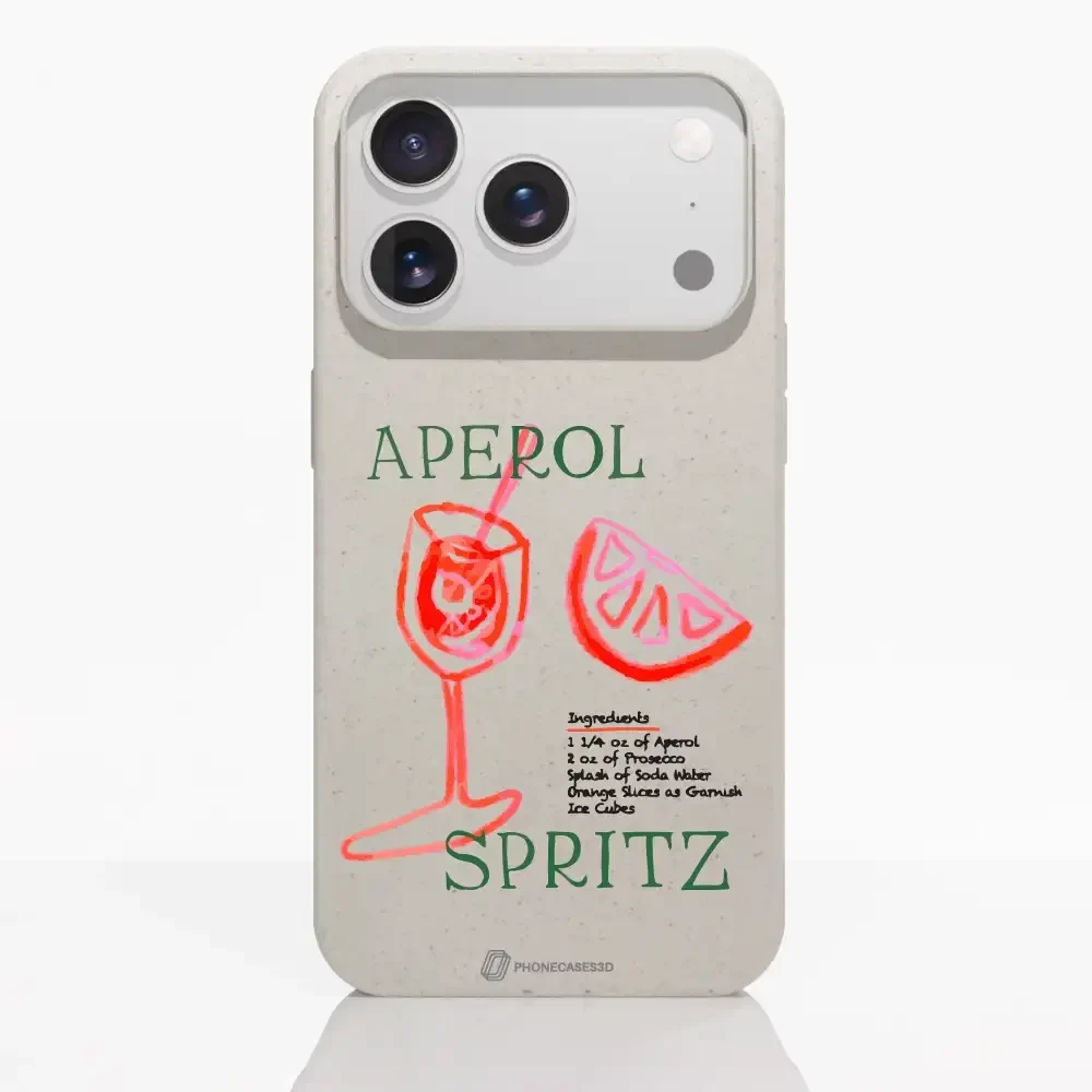 PC3D Compostable Phone Case Design Aperol - Image 84