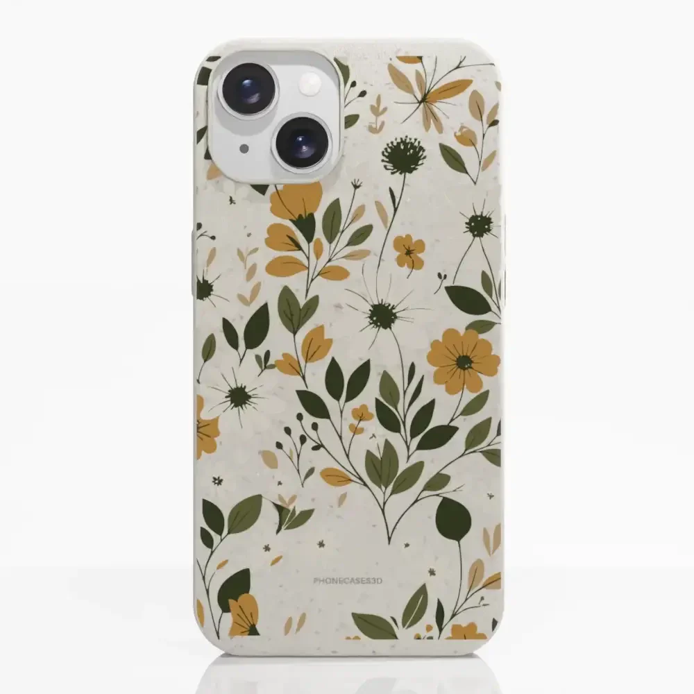 PC3D Compostable Phone Case Design Autumn Flowers - Image 10