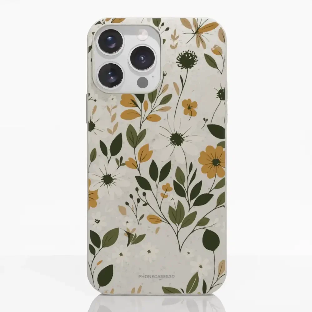 PC3D Compostable Phone Case Design Autumn Flowers - Image 13