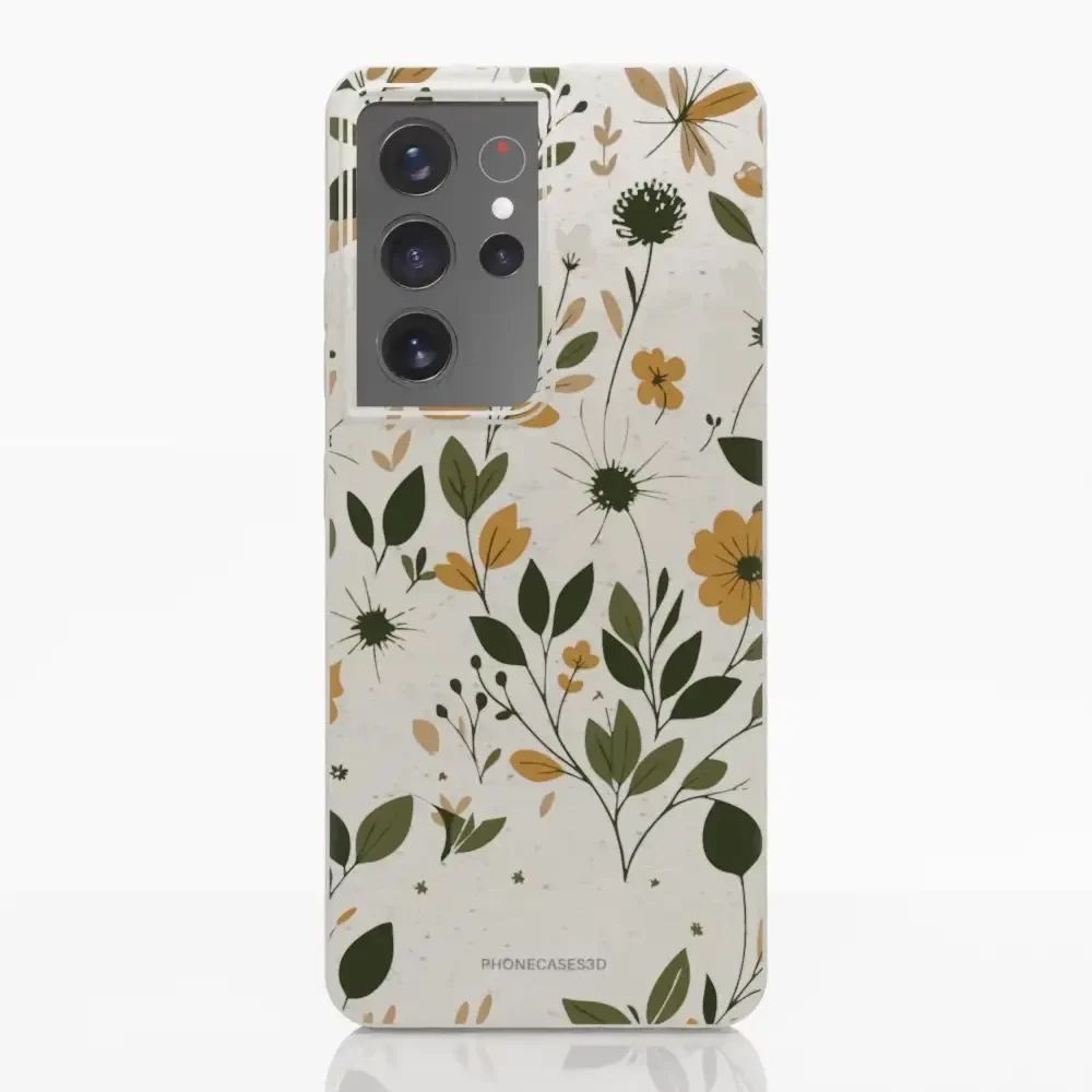 PC3D Compostable Phone Case Design Autumn Flowers - Image 25