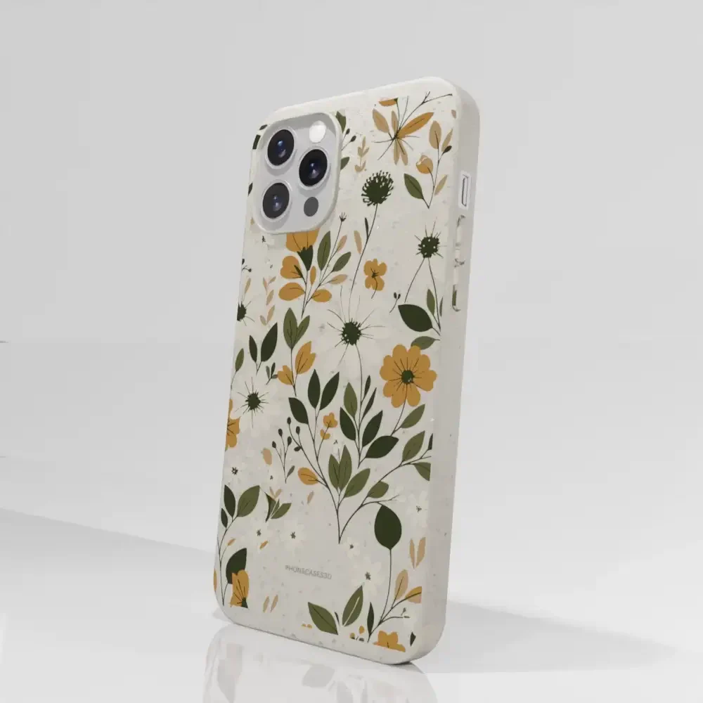 PC3D Compostable Phone Case Design Autumn Flowers - Image 48