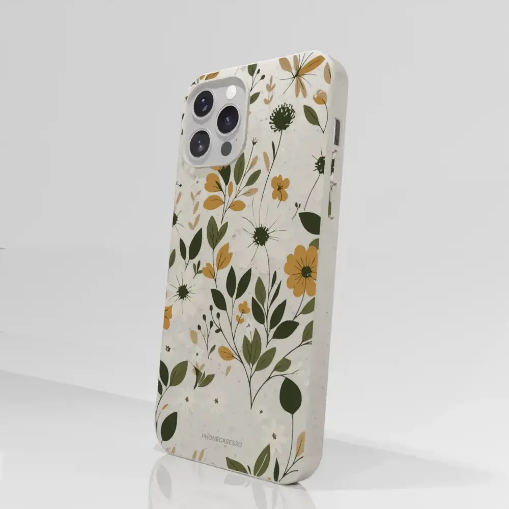 PC3D Compostable Phone Case Design Autumn Flowers - Image 49