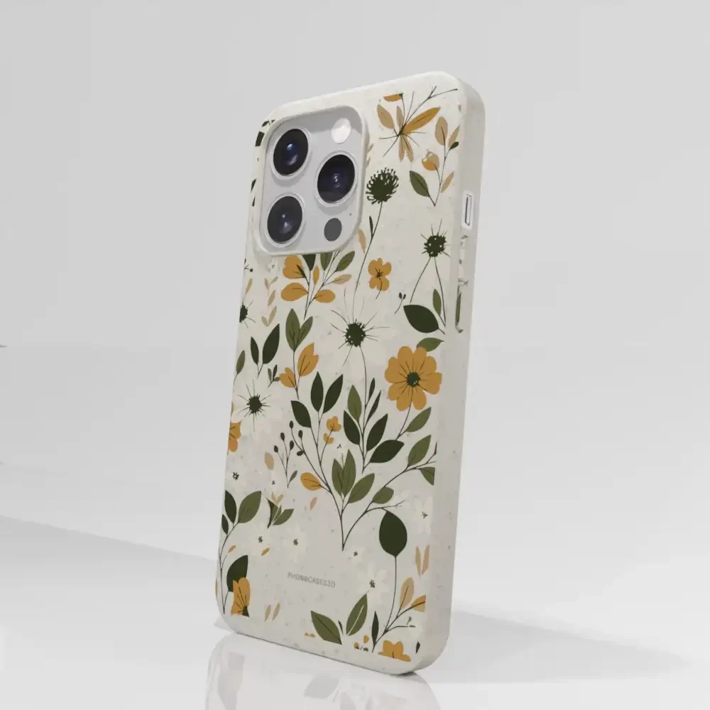 PC3D Compostable Phone Case Design Autumn Flowers - Image 59
