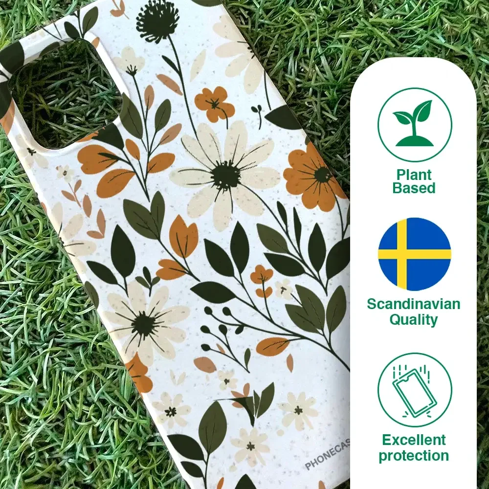 PC3D Compostable Phone Case Design Autumn Flowers - Image 79