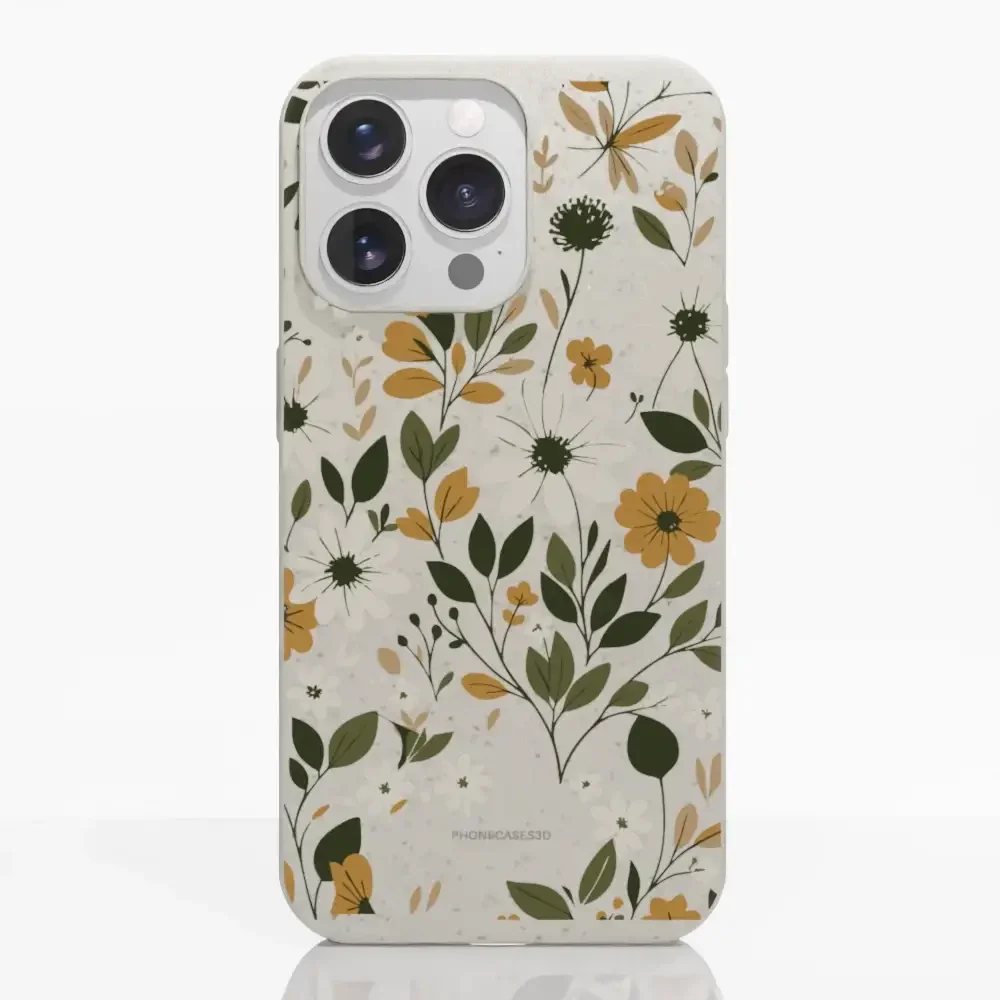 PC3D Compostable Phone Case Design Autumn Flowers - Image 8