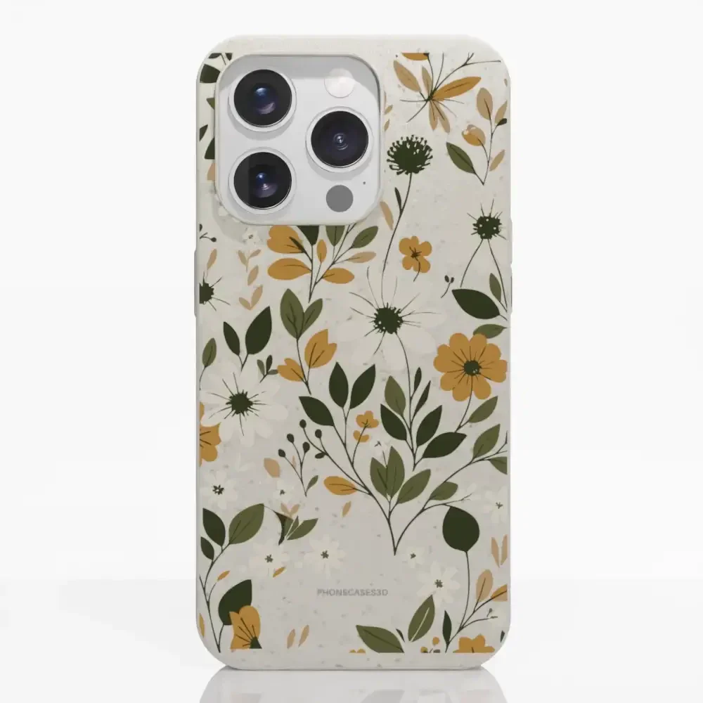 PC3D Compostable Phone Case Design Autumn Flowers - Image 81