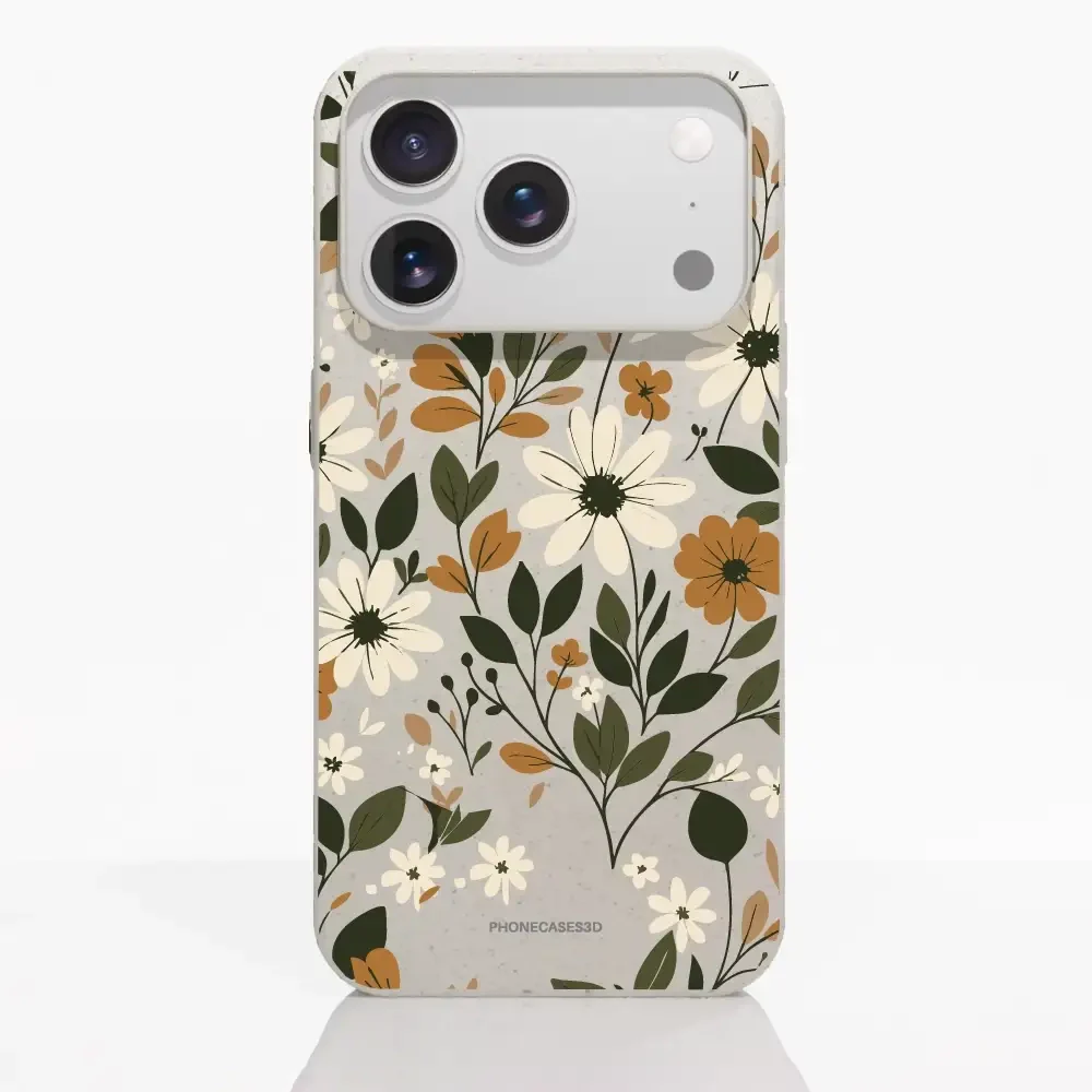 PC3D Compostable Phone Case Design Autumn Flowers - Image 84