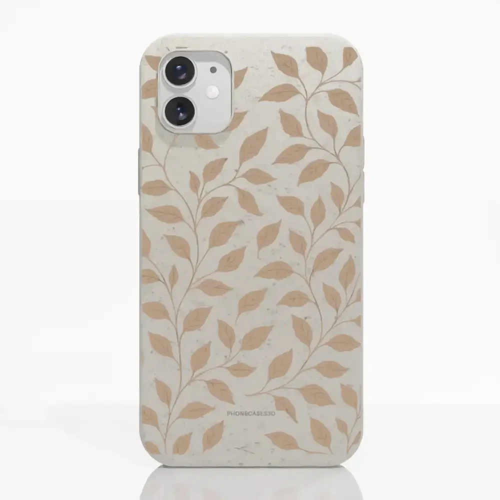 PC3D Compostable Phone Case Design Autumn leaves