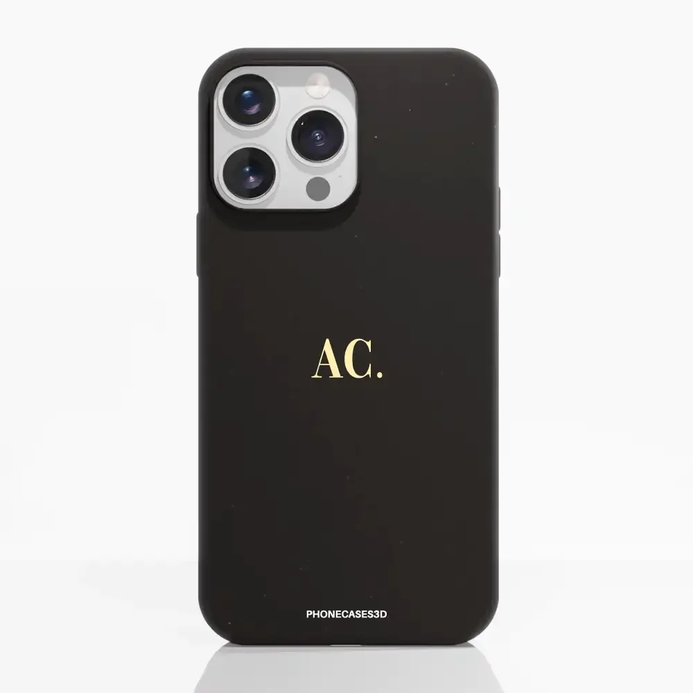 PC3D Compostable Phone Case Design Butter Yellow Initials Custom - Image 12