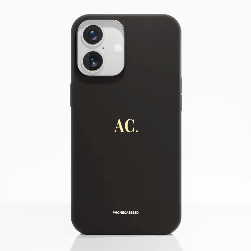 PC3D Compostable Phone Case Design Butter Yellow Initials Custom - Image 17