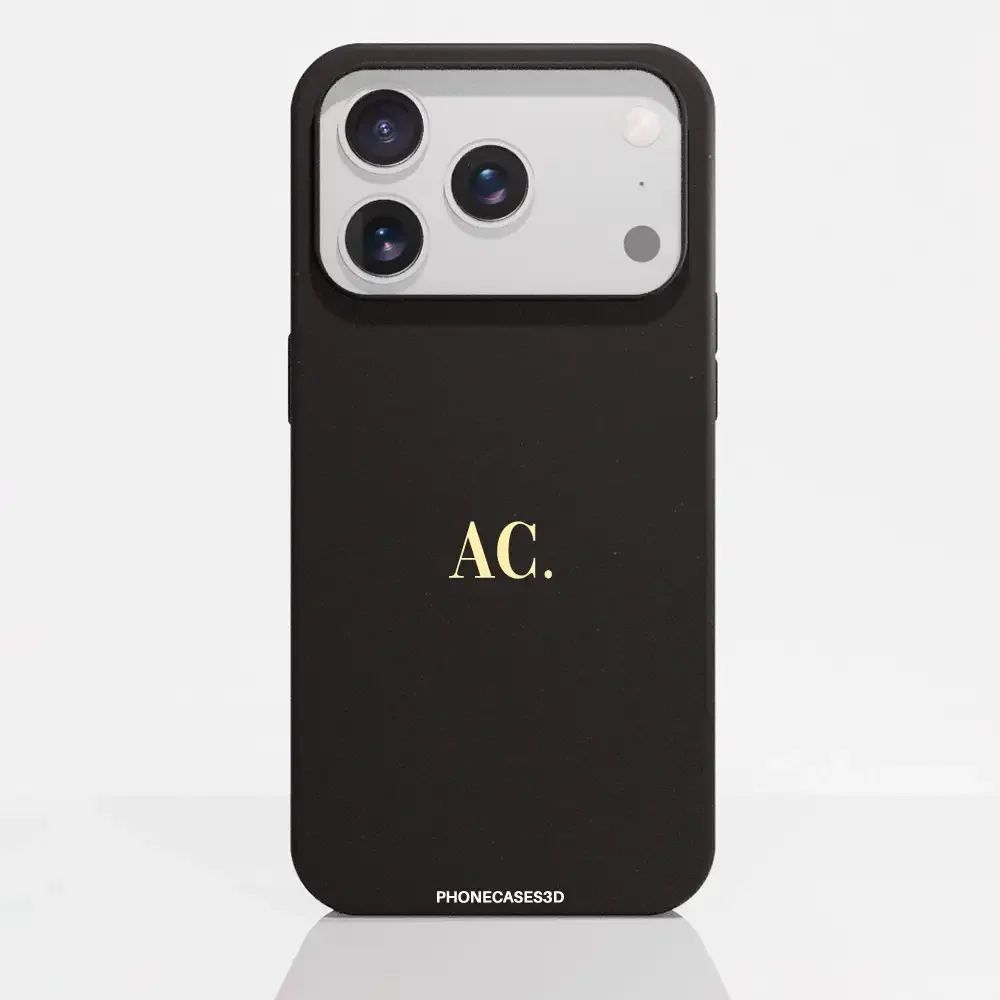PC3D Compostable Phone Case Design Butter Yellow Initials Custom - Image 25
