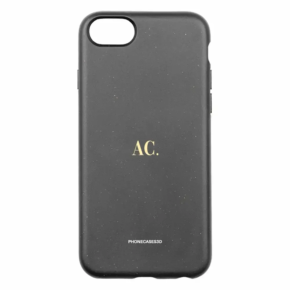 PC3D Compostable Phone Case Design Butter Yellow Initials Custom - Image 26