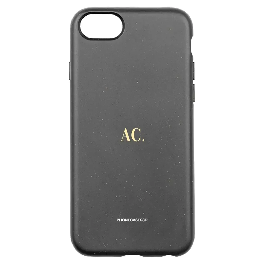 PC3D Compostable Phone Case Design Butter Yellow Initials Custom - Image 28