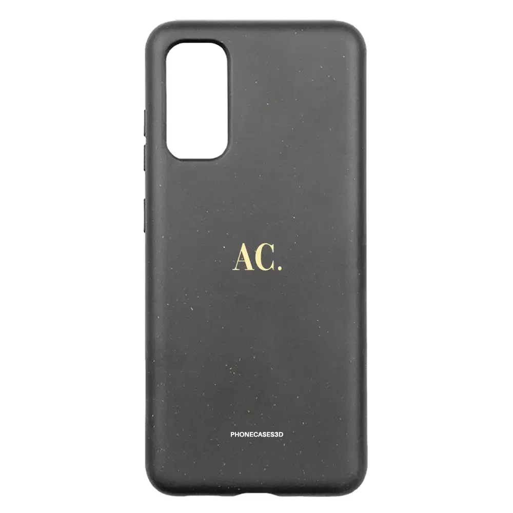 PC3D Compostable Phone Case Design Butter Yellow Initials Custom - Image 29