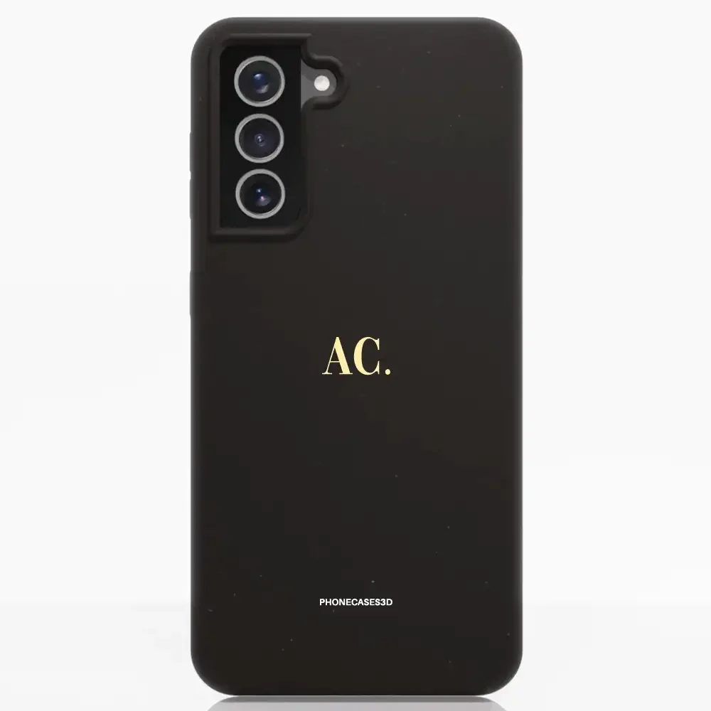 PC3D Compostable Phone Case Design Butter Yellow Initials Custom - Image 33