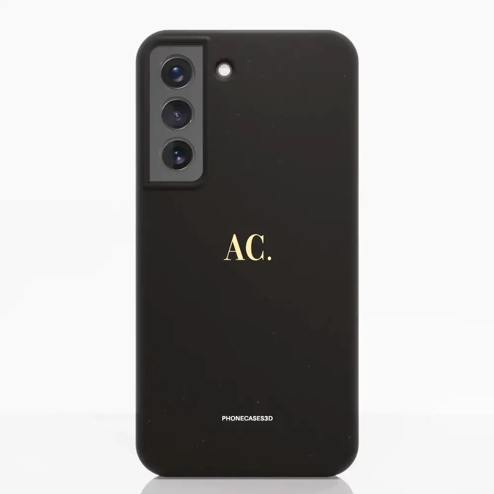PC3D Compostable Phone Case Design Butter Yellow Initials Custom - Image 36