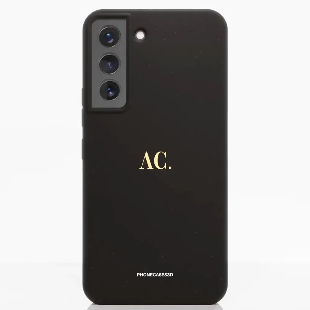 PC3D Compostable Phone Case Design Butter Yellow Initials Custom - Image 37