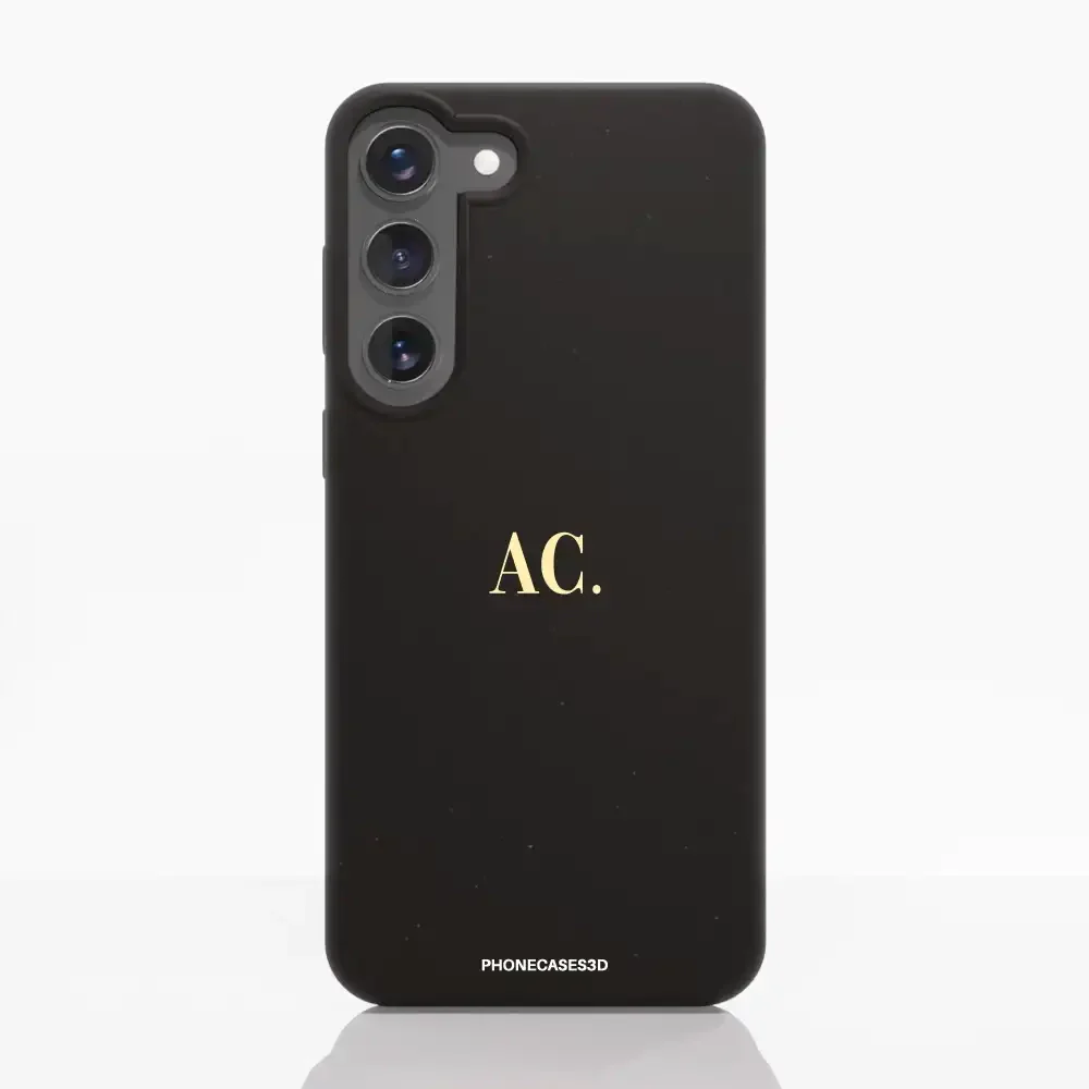 PC3D Compostable Phone Case Design Butter Yellow Initials Custom - Image 40