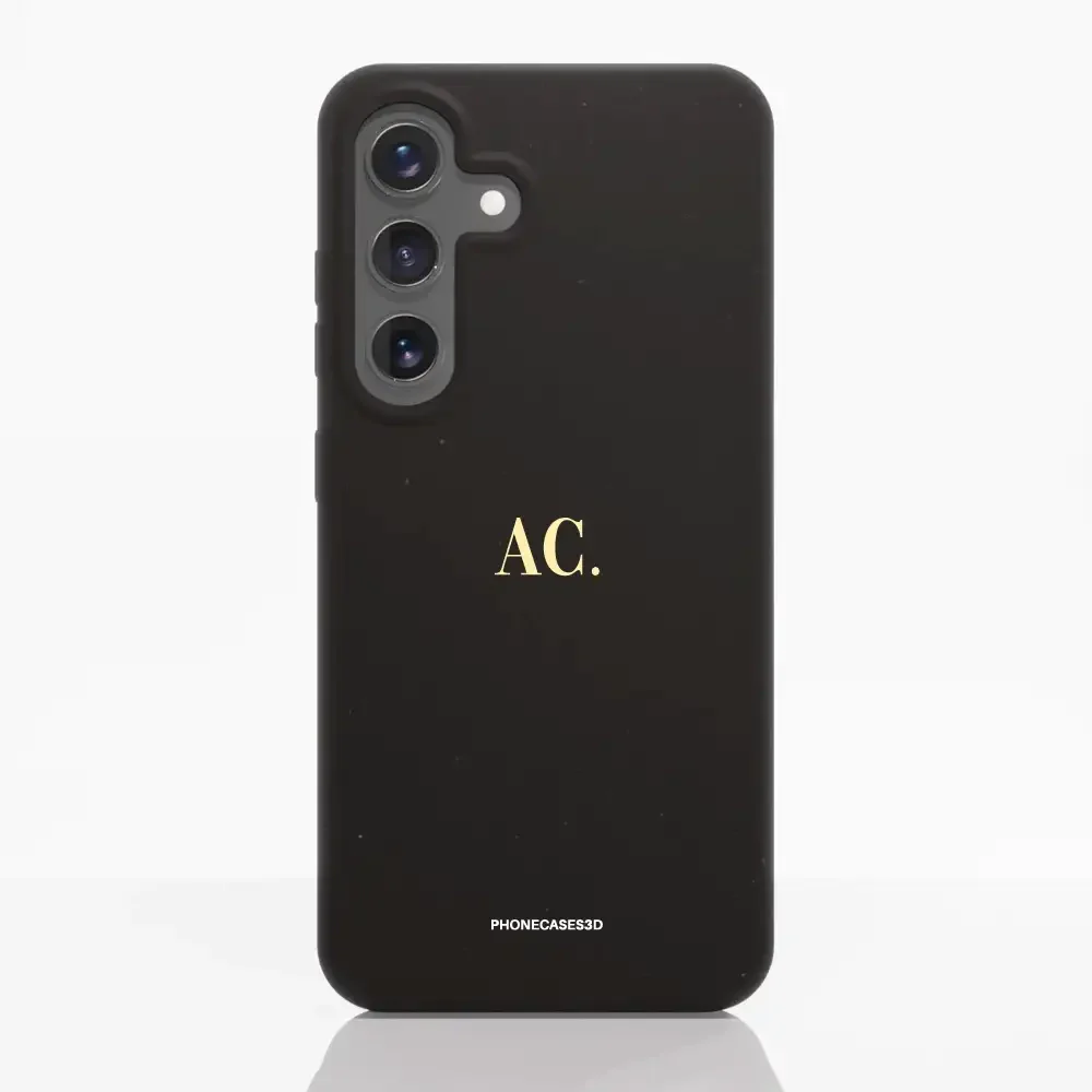 PC3D Compostable Phone Case Design Butter Yellow Initials Custom - Image 42
