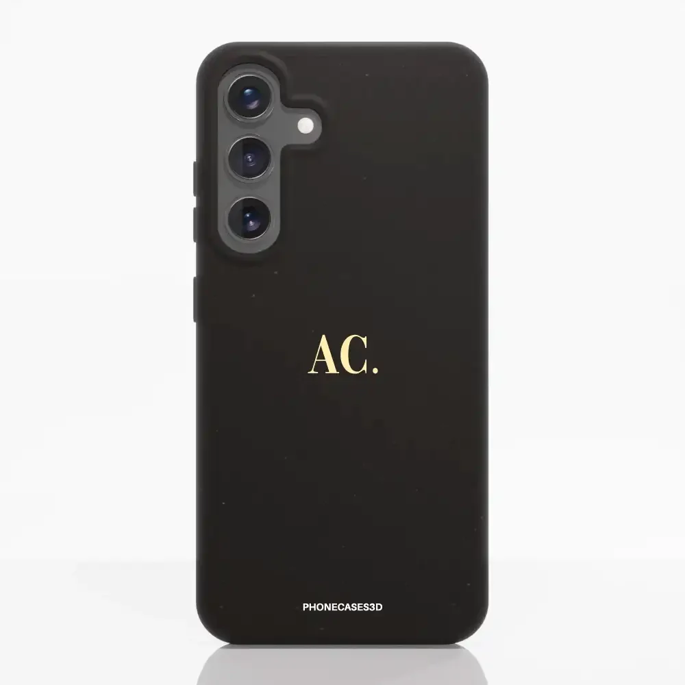 PC3D Compostable Phone Case Design Butter Yellow Initials Custom - Image 43