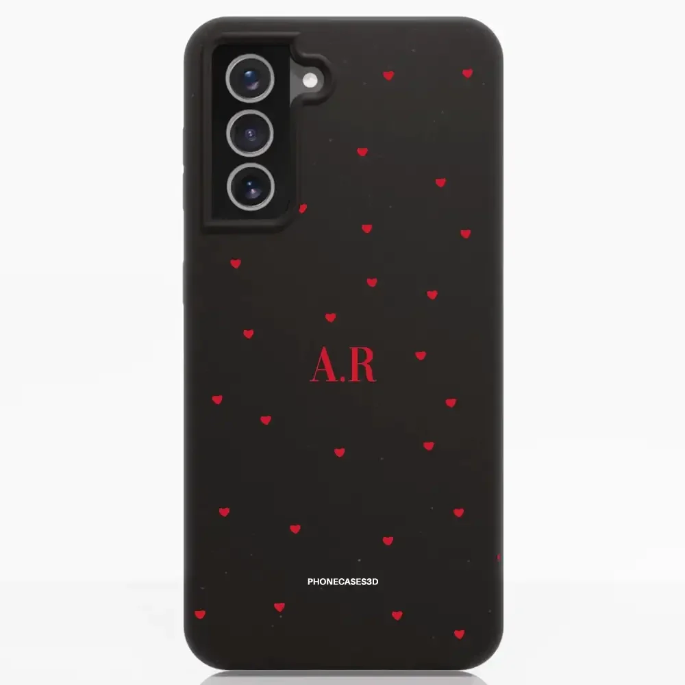 PC3D Compostable Phone Case Design Love Dots + Initials - Image 33