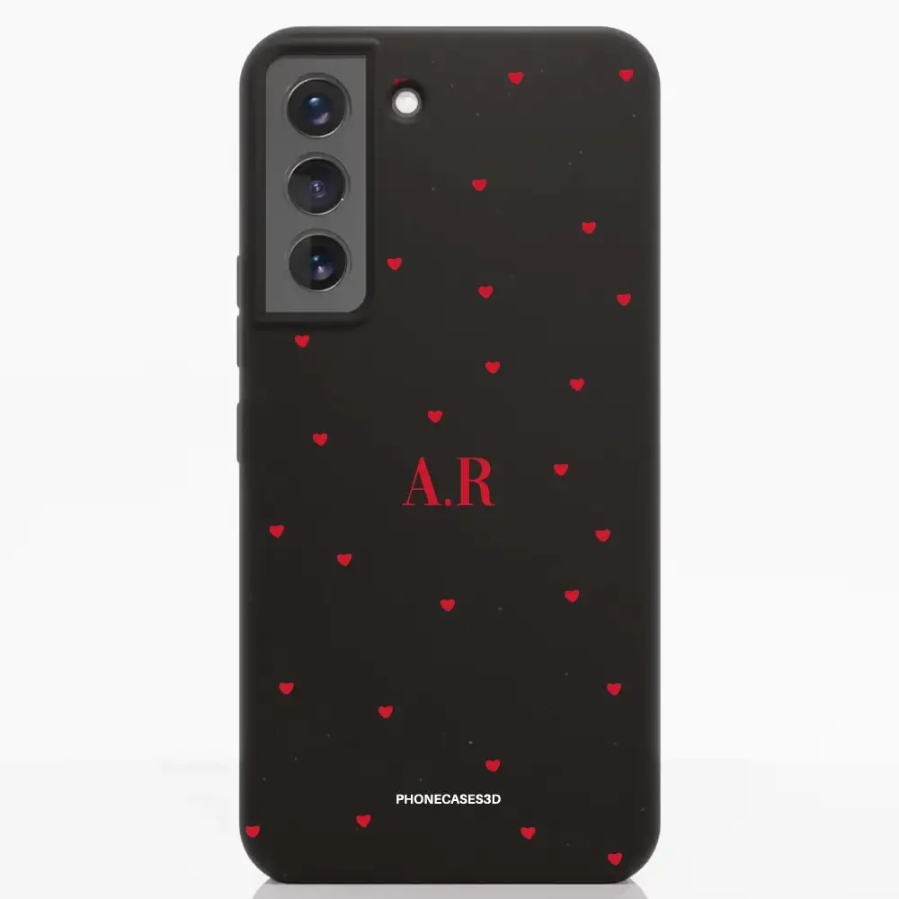 PC3D Compostable Phone Case Design Love Dots + Initials - Image 37