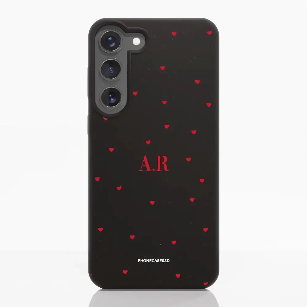 PC3D Compostable Phone Case Design Love Dots + Initials - Image 39