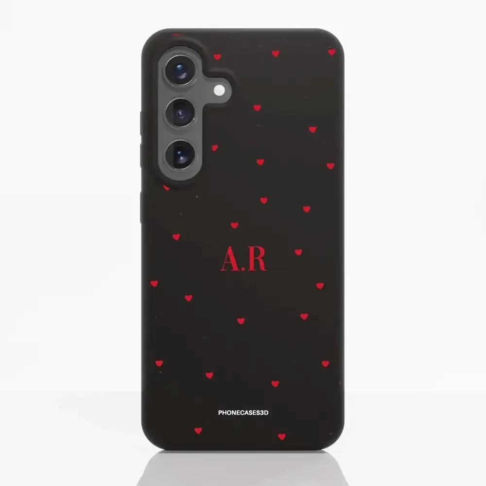 PC3D Compostable Phone Case Design Love Dots + Initials - Image 42