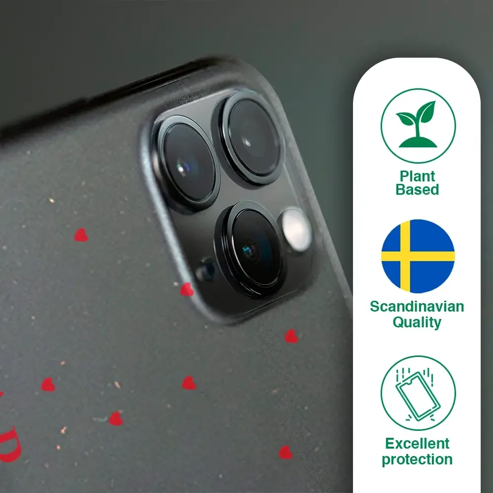 PC3D Compostable Phone Case Design Love Dots + Initials - Image 49