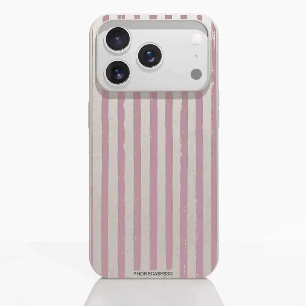 PC3D Compostable Phone Case Design Mauve Lines - Image 26