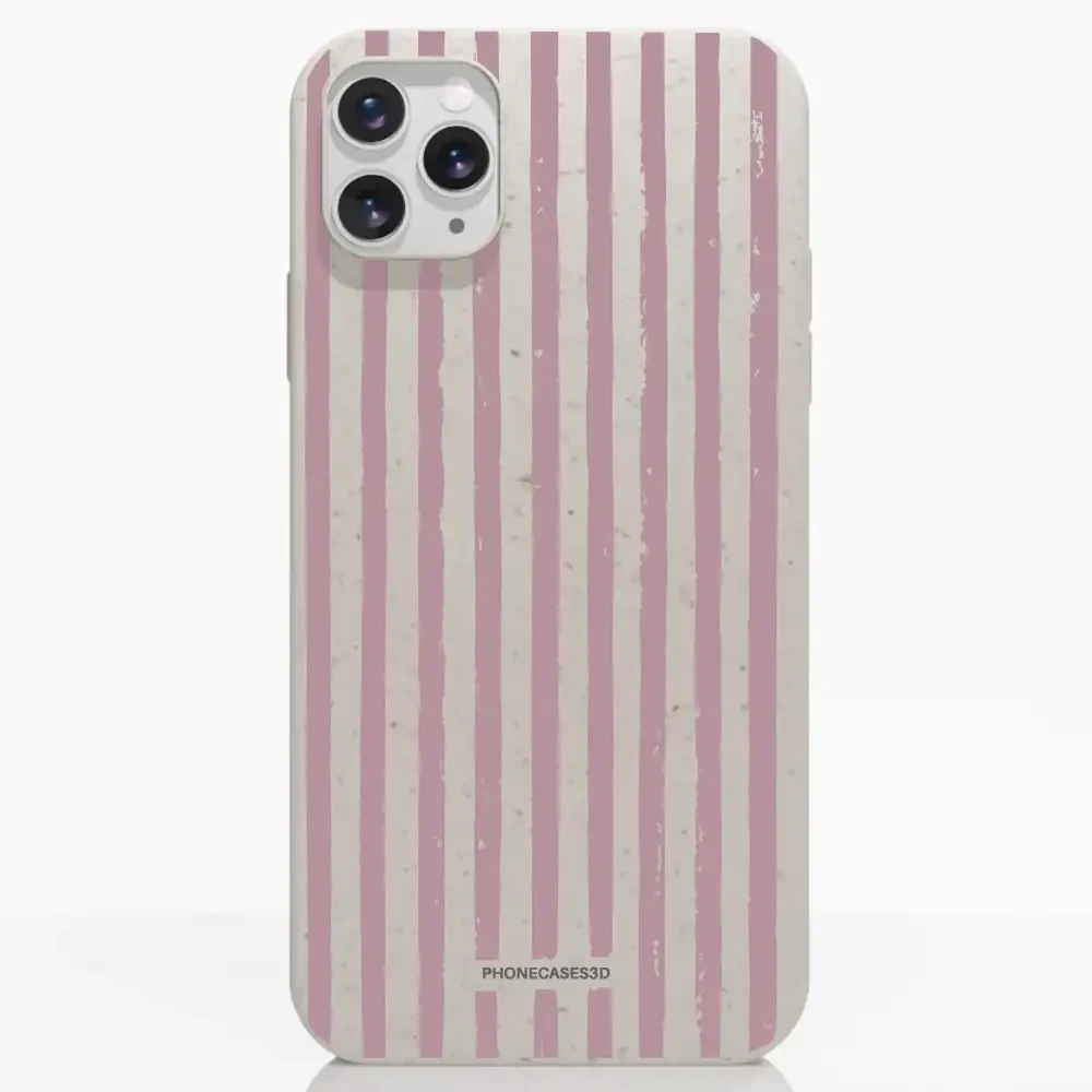 PC3D Compostable Phone Case Design Mauve Lines - Image 3
