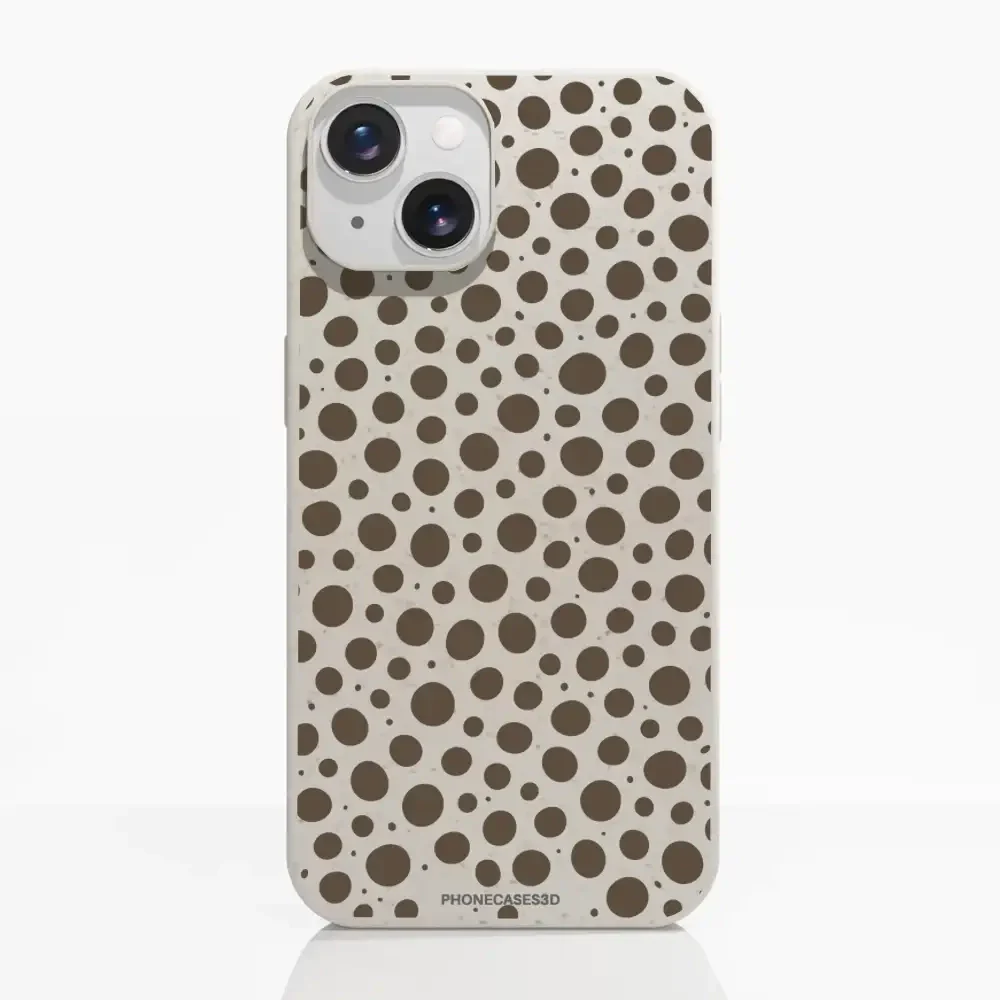 PC3D Compostable Phone Case Design Mocha Dots - Image 10