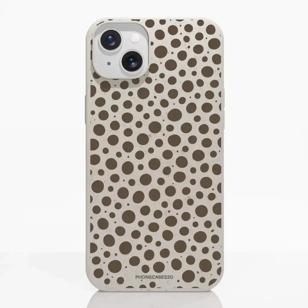 PC3D Compostable Phone Case Design Mocha Dots - Image 11