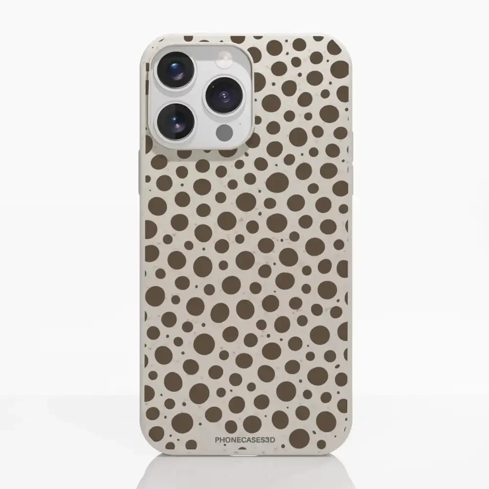 PC3D Compostable Phone Case Design Mocha Dots - Image 13