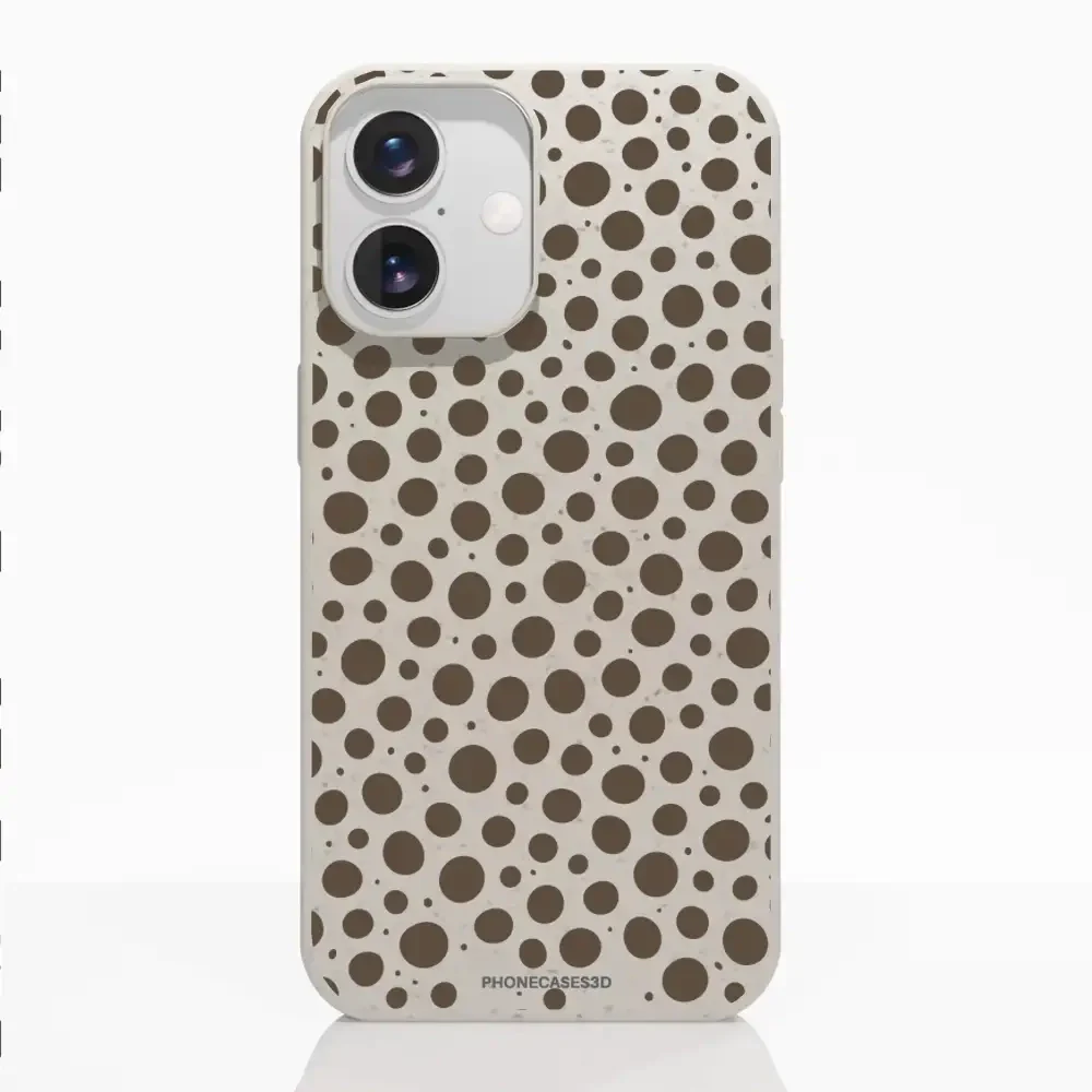 PC3D Compostable Phone Case Design Mocha Dots - Image 18