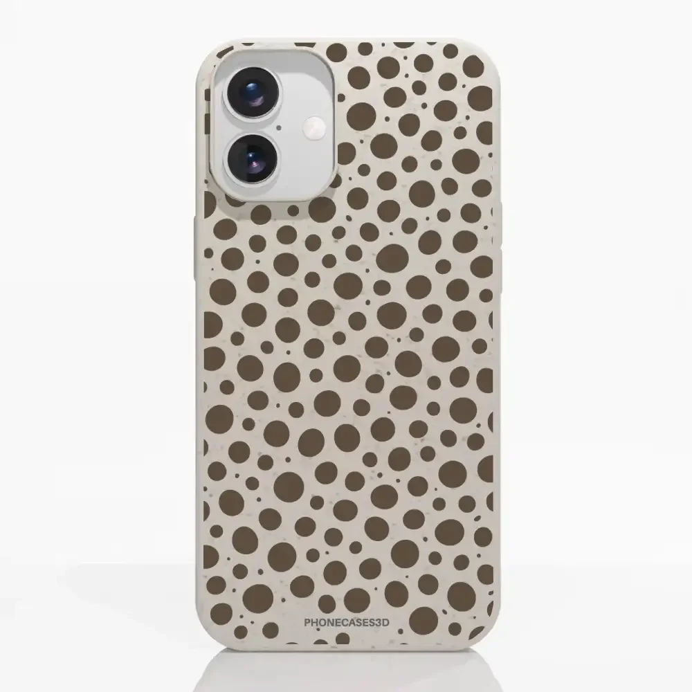 PC3D Compostable Phone Case Design Mocha Dots - Image 20
