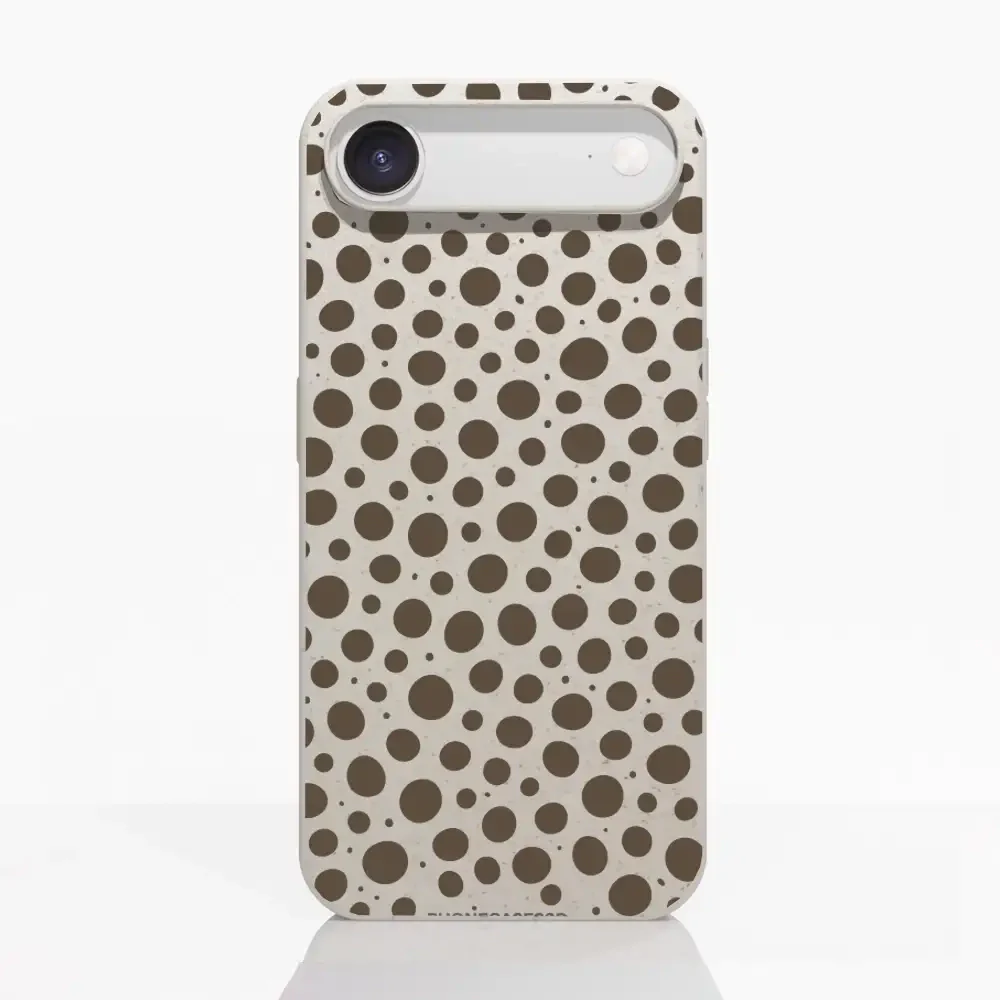 PC3D Compostable Phone Case Design Mocha Dots - Image 24